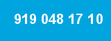 919 048 17 10 919 048 17 10